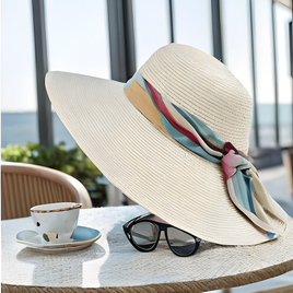 Monaco Luxe Wide-Brim Sun Hat (Copy)